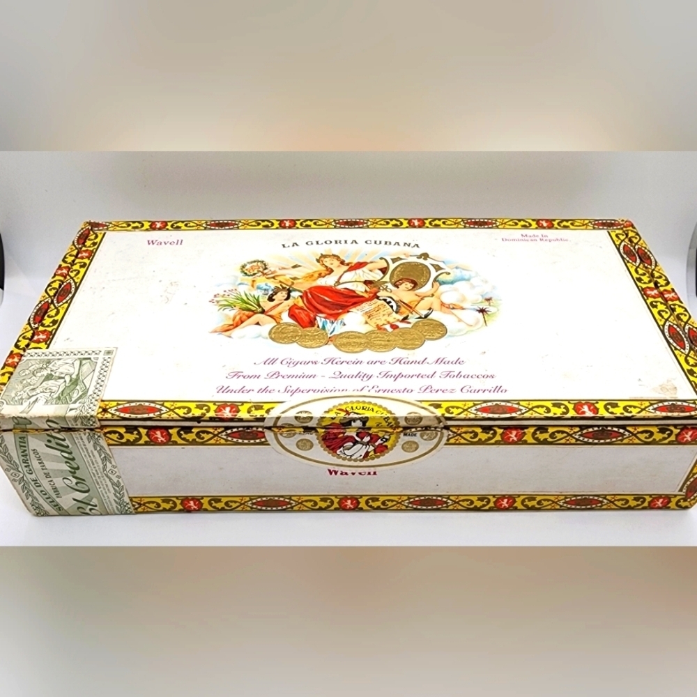 La‎ Gloria Cubana Wavell Calidad Suprema Vintage Cigar Box